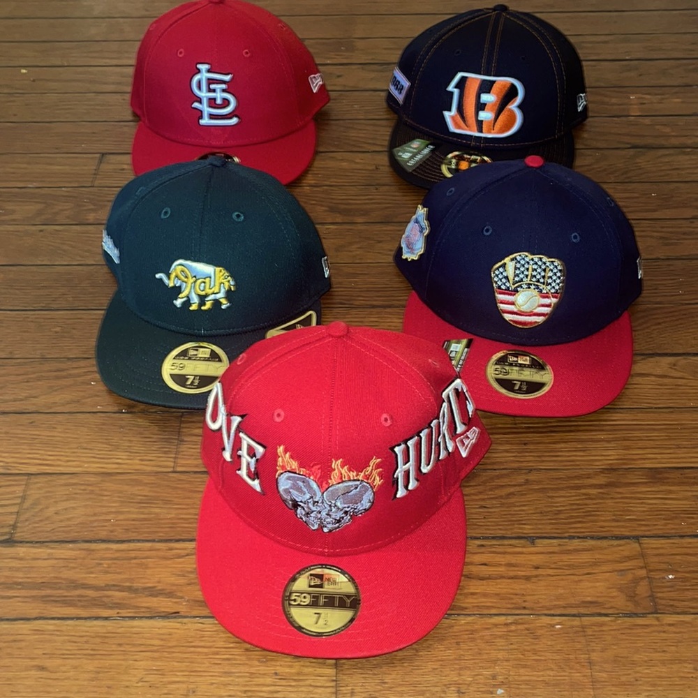 Bundle NewEra Low Profile MLB/NFL Onfield Cap Collection